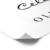 Herdenkingsdienst Funeral Welcome Bord Poster (Hoek)