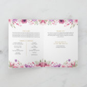 Herdenkingsdienst Funeralie Orde van Dienst Bloeme Programma (Binnen)