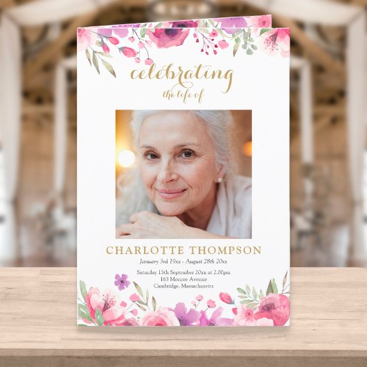 Herdenkingsdienst Funeralie Orde van Dienst Bloeme Programma