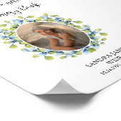 Herdenkingsdienst Gelieve een Geheugenboek Poster  (Hoek)