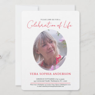 Herdenkingsdienst hart ovaal foto rood zwart wit kaart