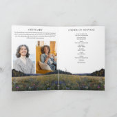 Herdenkingsdienst in bloemenweide programma (Binnen)
