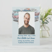 Herdenkingsdienst Klassieke Antieke Auto Kaart (Staand voorkant)
