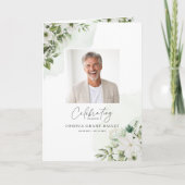 Herdenkingsdienst Levensviering Funerair programma (Voorkant)