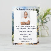 Herdenkingsdienst Nodig Waterverf Fietsen uit Kaart (Staand voorkant)