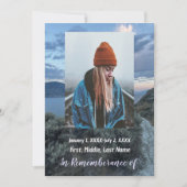 Herdenkingsdienst Nodig Zee Ocean Lake Waves uit Kaart (Voorkant)