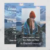 Herdenkingsdienst Nodig Zee Ocean Lake Waves uit Kaart (Voorkant / Achterkant)