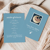 Herdenkingsdienst of uitvaartprogramma voor Little Kaart