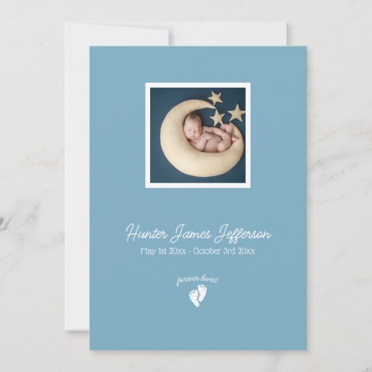 Herdenkingsdienst of uitvaartprogramma voor Little Kaart (Voorkant)