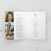 Herdenkingsdienst orchidee kruis waterverf foto programma (Binnen)