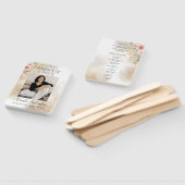 Herdenkingsdienst Peach & Gold Orde van Dienst Handwaaier (Niet-gemonteerd)