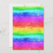 Herdenkingsdienst Regenboog viering van het leven Kaart (Achterkant)