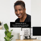 Herdenkingsdienst Rouw Foto Herinnering Condoleanc Poster (Thuiskantoor)