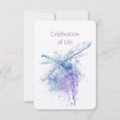 Herdenkingsdienst ter ere van het leven van de lib kaart (Voorkant)