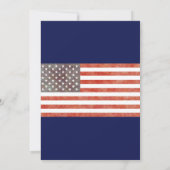 Herdenkingsdienst Veteran Vlag Kaart (Achterkant)