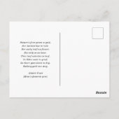 Herdenkingsdienst Viering van het Leven Fotokaart Briefkaart (Achterkant)