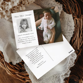 Herdenkingsdienst Viering van het Leven Fotokaart Briefkaart