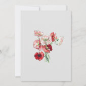 Herdenkingsdienst Viering van het Leven | Papaver Kaart (Achterkant)