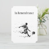 Herdenkingsdienst Viering van het leven van een vo Kaart (Staand voorkant)