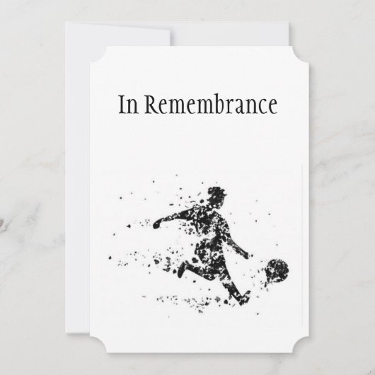 Herdenkingsdienst Viering van het leven van een vo Kaart (Voorkant)