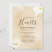 Herdenkingsdienst voor altijd in ons hart | lelie kaart (Voorkant)