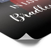 Herdenkingsdrukwerk brandweerman | Thin Red Line P Poster (Hoek)