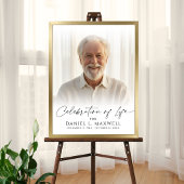 Herdenkingsfeest Foto Script Welkomstbord Poster