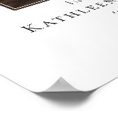 Herdenkingsfeest Foto Welkomstbord Poster (Hoek)