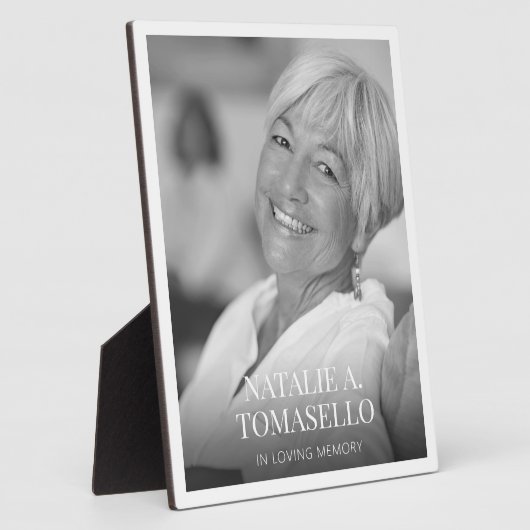 Herdenkingsfeest Funeral Funeral Fotoplaat (Zijkant)