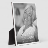 Herdenkingsfeest Funeral Herdenkingsdienst Fotoplaat (Zijkant)