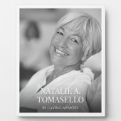 Herdenkingsfeest Funeral Memorial Fotoplaat (Voorkant)