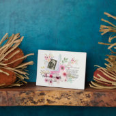 Herdenkingsfeest Herdenkingsgeschenk  VOEG FOTO VE Fotoplaat (Zijkant)