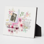 Herdenkingsfeest Herdenkingsgeschenk  VOEG FOTO VE Fotoplaat (Zijkant)