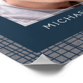 Herdenkingsfeest Mannelijk Aanschouwingsbord Poster (Hoek)