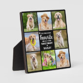 Herdenkingsfoto collage hond huisdier verlies heri fotoplaat (Voorkant)