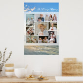 Herdenkingsfoto Collage Rouwkaart Aandenken Poster (Keuken)