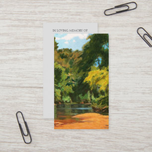Herdenkingsfoto condoleance gebedkaart visitekaartje