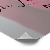 Herdenkingsfoto Eenvoudige Herdenking Funeral Poster (Hoek)