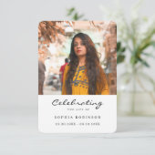 Herdenkingsfoto Funeral Gebedskaart (Staand voorkant)