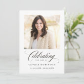 Herdenkingsfoto Funeral Memorial Card Aankondiging (Staand voorkant)