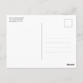 Herdenkingsfoto graf tribute briefkaart (Achterkant)