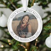 Herdenkingsfoto Herdenking Kerstfeest Ornament