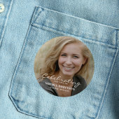 Herdenkingsfoto-herinnering Ronde Button 5,7 Cm
