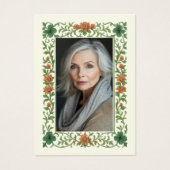 Herdenkingsfoto Jezus-gebed Foto Visitekaartje (Voorkant)