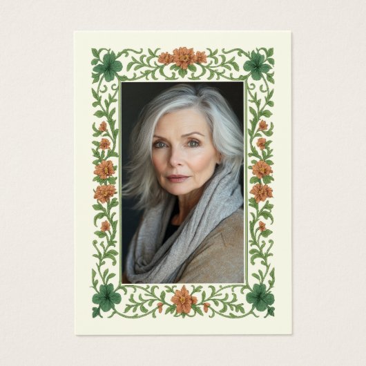 Herdenkingsfoto Jezus-gebed Foto Visitekaartje (Voorkant)