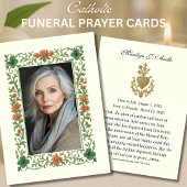 Herdenkingsfoto Jezus-gebed Foto Visitekaartje