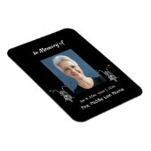 Herdenkingsfoto motorrijder magneet (Rechterzijde)