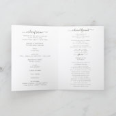 Herdenkingsfoto-rouwprogramma Kaart (Binnen)