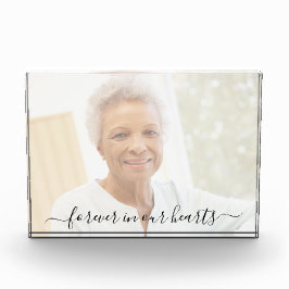 Herdenkingsfoto voor altijd in ons hart Elegant Fotoblokken