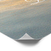 Herdenkingsfotocollage rouwkaart poster (Hoek)